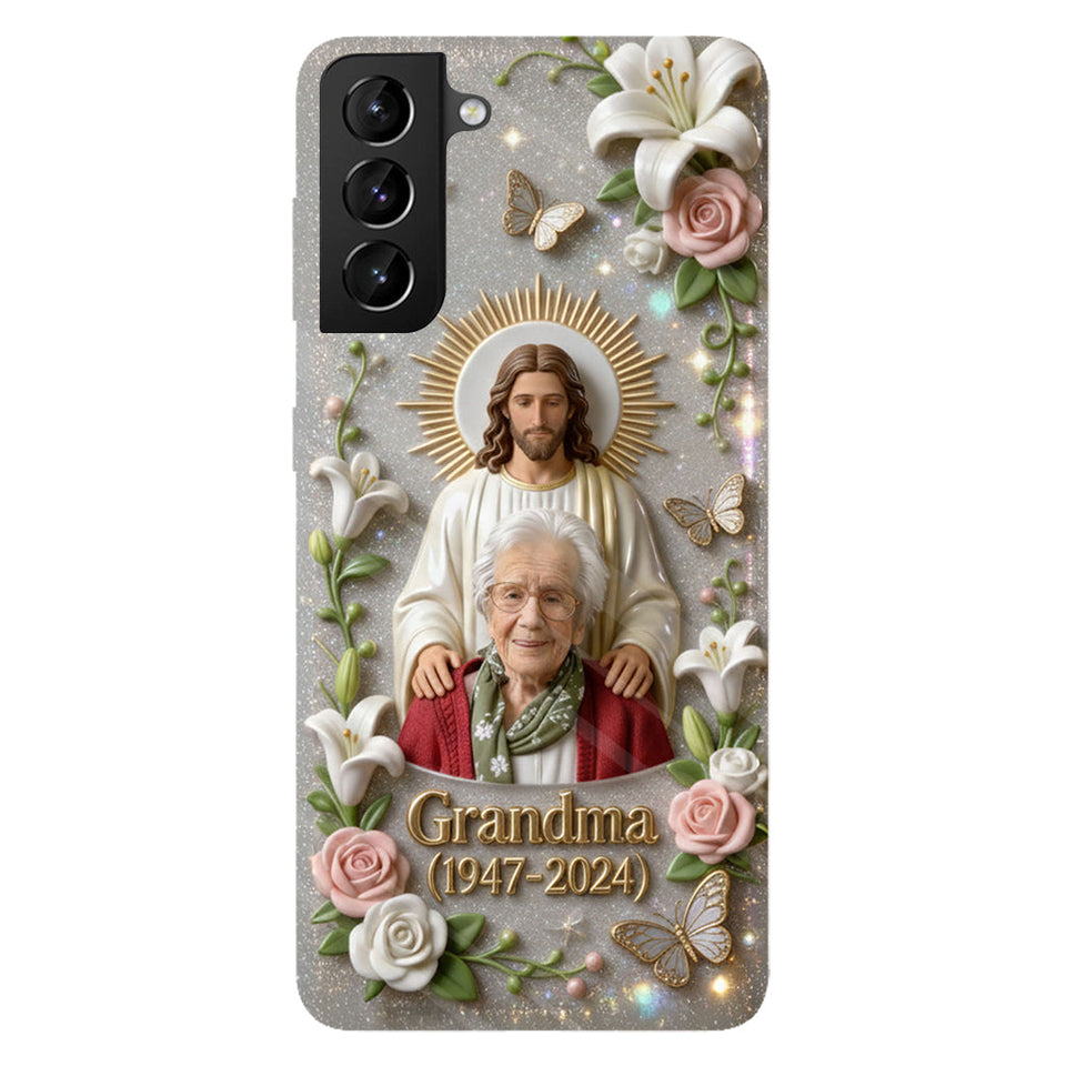 Memorial Gift for Lost of Loved One, Faith in God - Personalized Memorial Full Print Phone Case