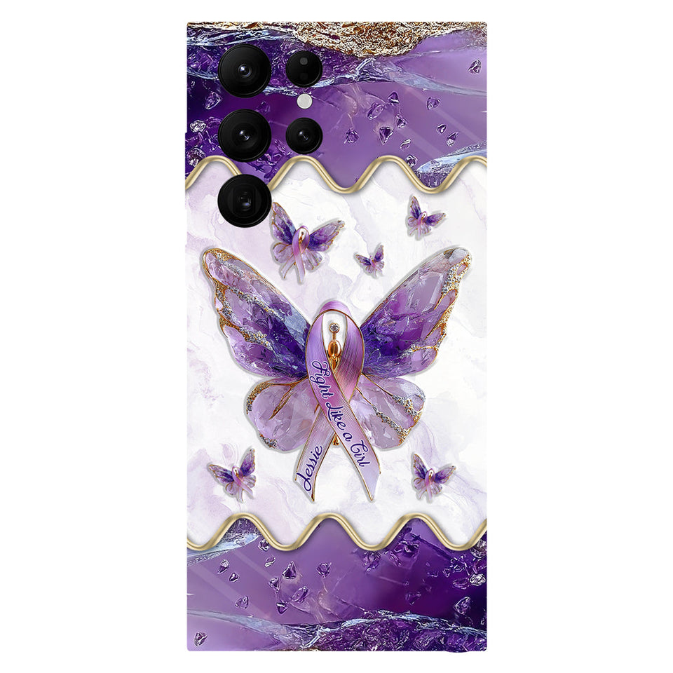 Fight Like a Girl - Personalized Lupus Awareness Full Print Phone Case