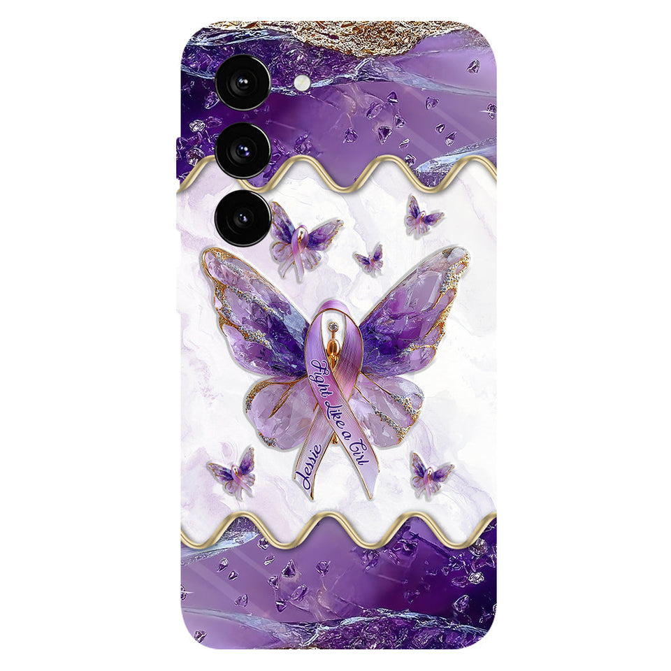 Fight Like a Girl - Personalized Lupus Awareness Full Print Phone Case