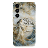 With God - Personalized Christian Full Print Phone Case