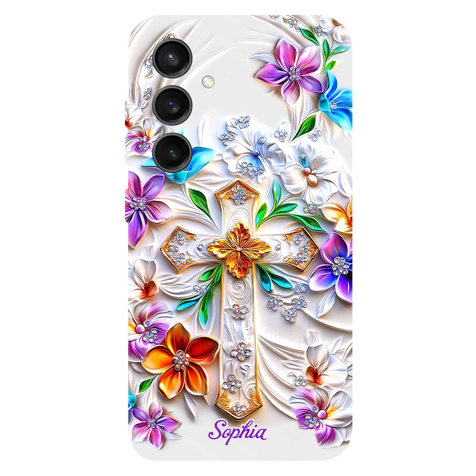 Croire - Coque de téléphone personnalisée avec impression chrétienne intégrale