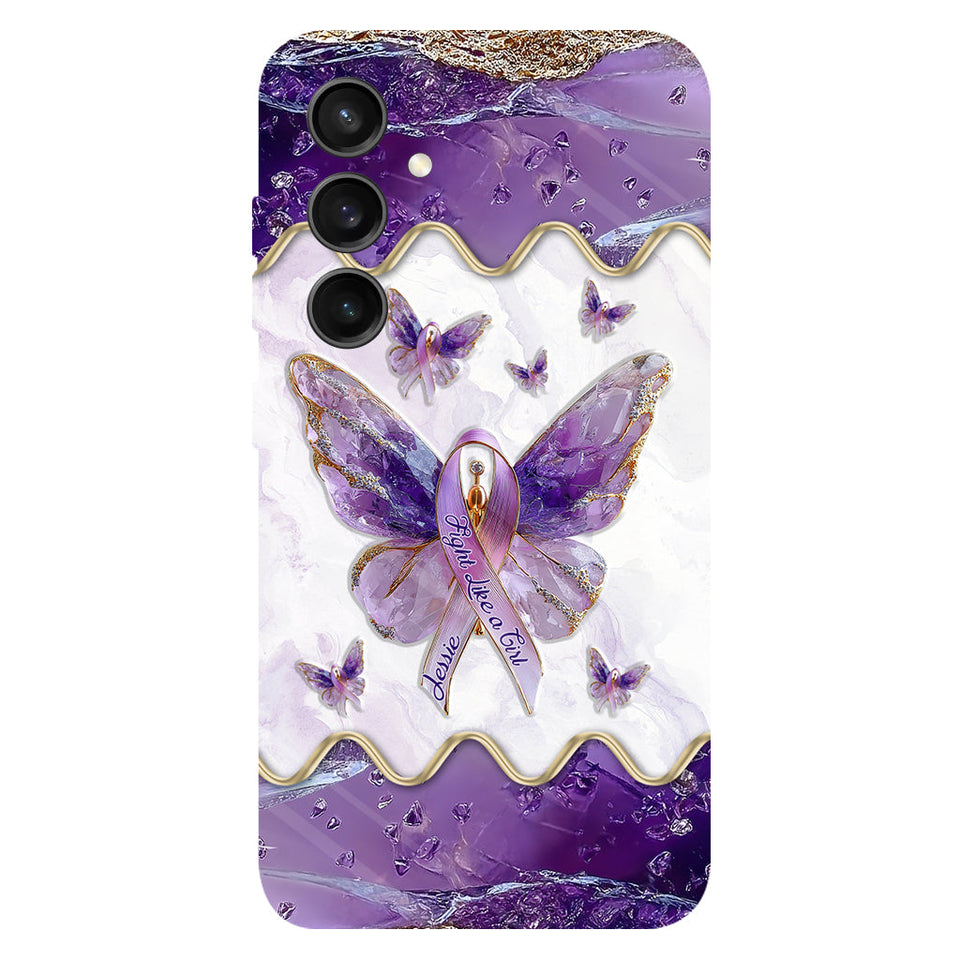 Fight Like a Girl - Personalized Lupus Awareness Full Print Phone Case