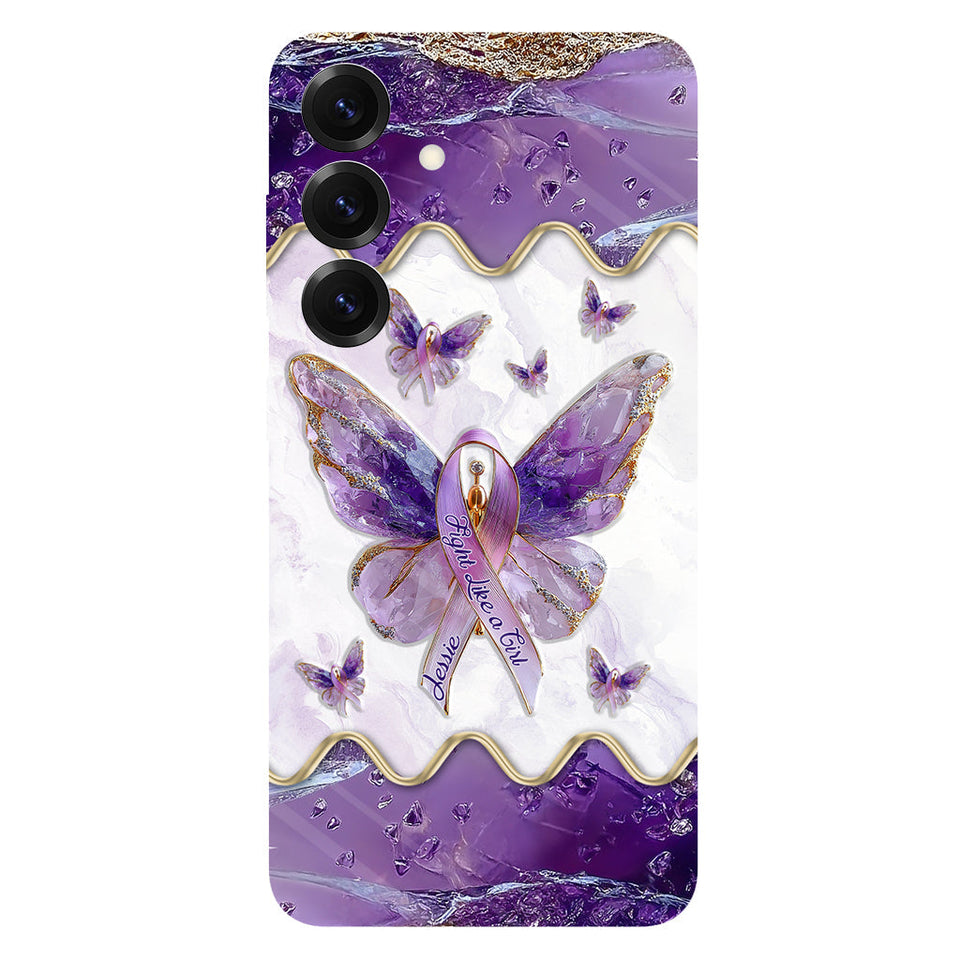 Fight Like a Girl - Personalized Lupus Awareness Full Print Phone Case
