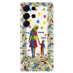 You'll Never Walk Alone - Personalized Autism Awareness Full Print Phone Case