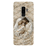 La Sainte Famille - Coque de téléphone personnalisée avec impression chrétienne intégrale