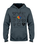 Accept Adapt Advocate - Autism Awareness T-shirt and Hoodie 0520