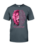 Lion Breast Cancer Warrior - Breast Cancer Awareness T-shirt and Hoodie 0822