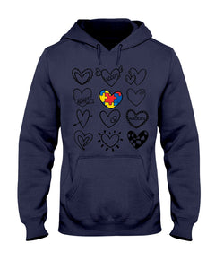 Accept Adapt Advocate - Autism Awareness T-shirt and Hoodie 0520