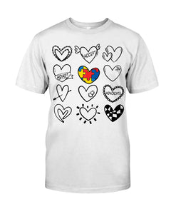 Accept Adapt Advocate - Autism Awareness T-shirt and Hoodie 0520