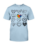 Accept Adapt Advocate - Autism Awareness T-shirt and Hoodie 0520