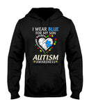 I Wear Blue For My Son - Autism Awareness T-shirt and Hoodie 0921
