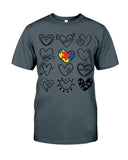 Accept Adapt Advocate - Autism Awareness T-shirt and Hoodie 0520