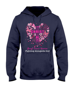 I Can Do All Things Through Christ Who Strengthens Me - Breast Cancer Awareness T-shirt and Hoodie 0822