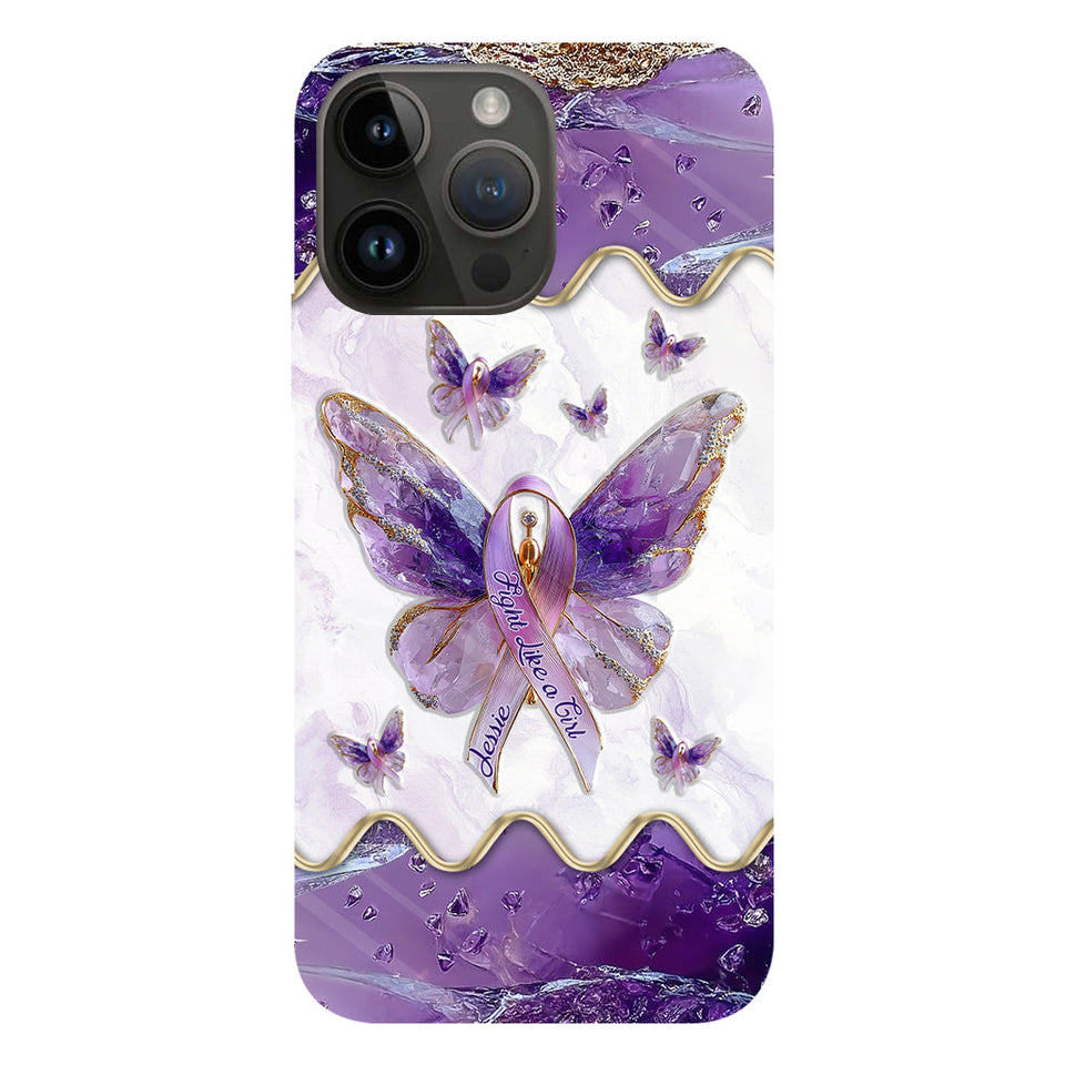 Fight Like a Girl - Personalized Lupus Awareness Full Print Phone Case