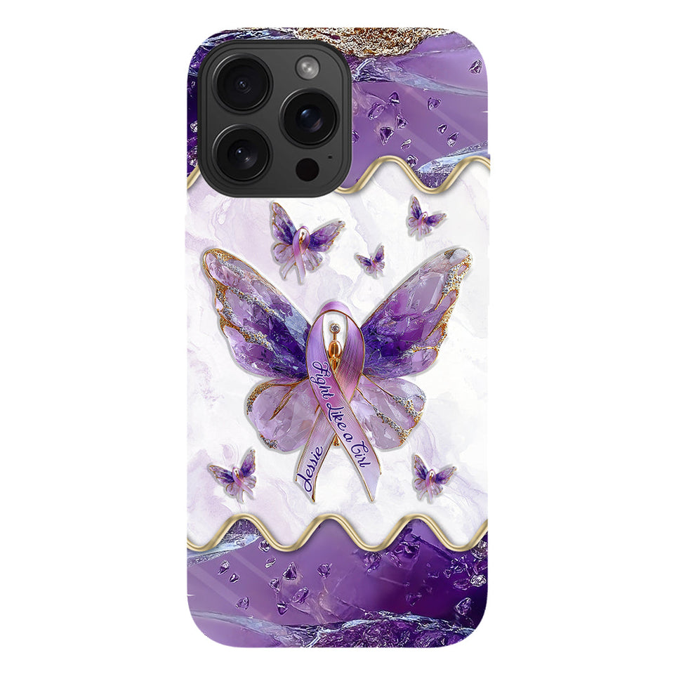 Fight Like a Girl - Personalized Lupus Awareness Full Print Phone Case