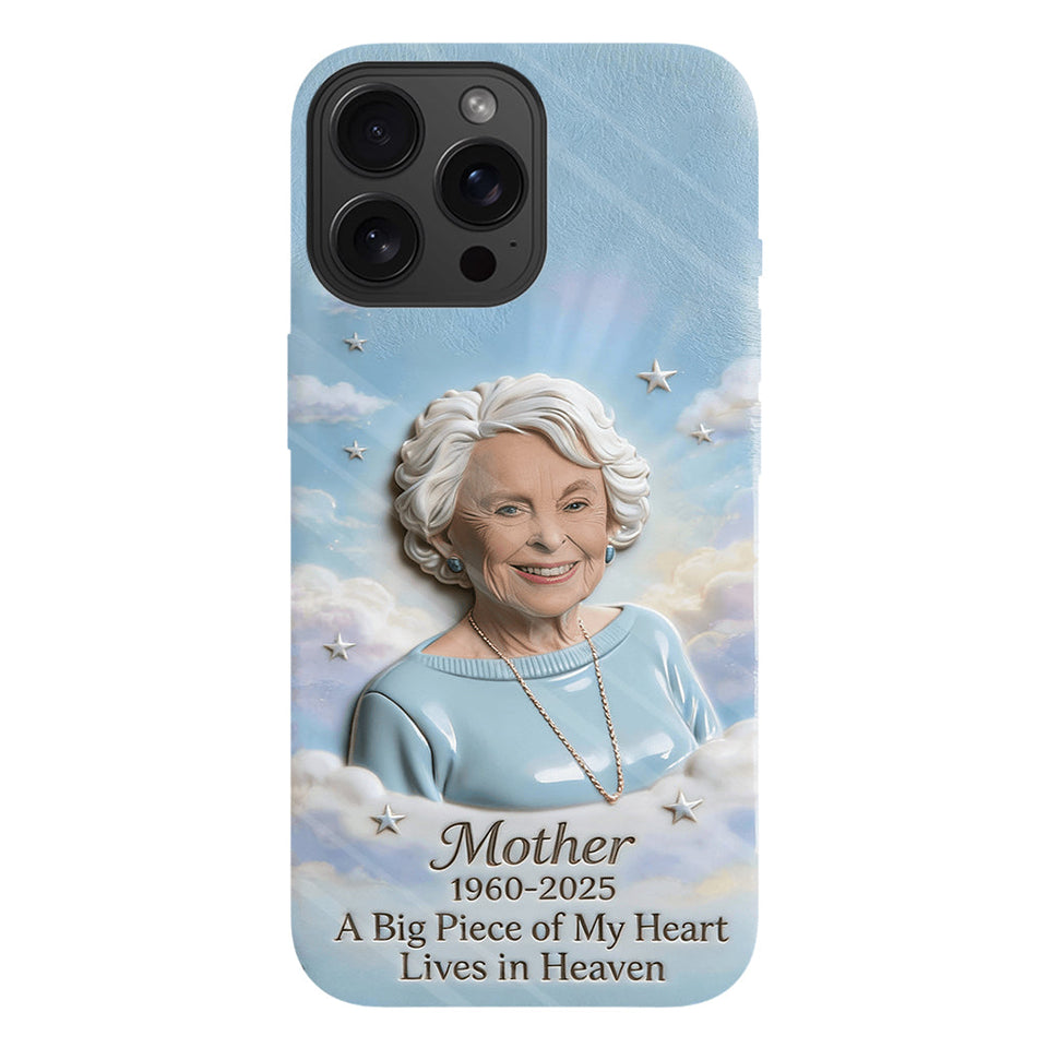 Custom Any Photo - A Big Piece Of My Heart - Personalized Memorial Full Print Phone Case