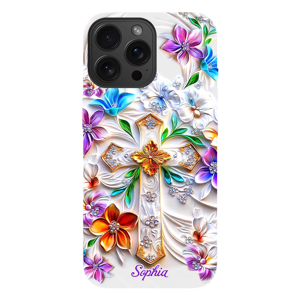 Croire - Coque de téléphone personnalisée avec impression chrétienne intégrale