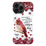 Those We Love Don't Go Away - Personalized Memorial Full Print Phone Case