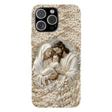 La Sainte Famille - Coque de téléphone personnalisée avec impression chrétienne intégrale