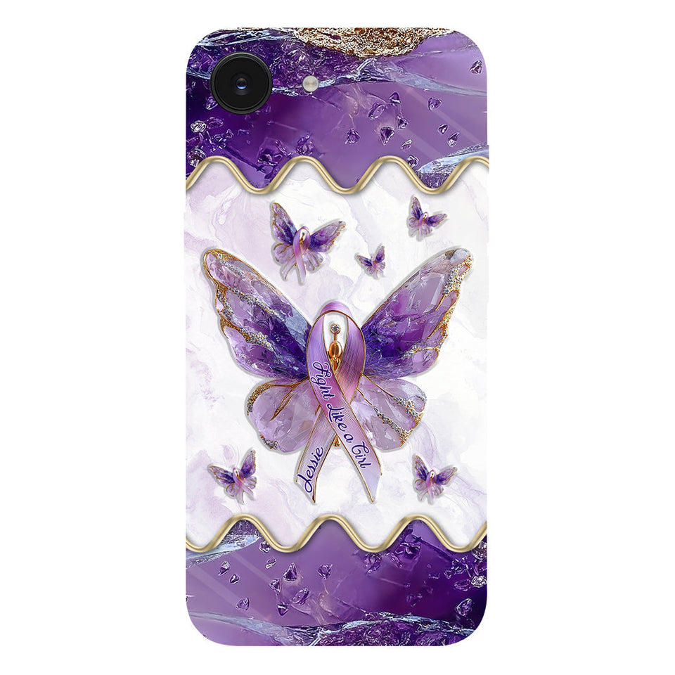 Fight Like a Girl - Personalized Lupus Awareness Full Print Phone Case